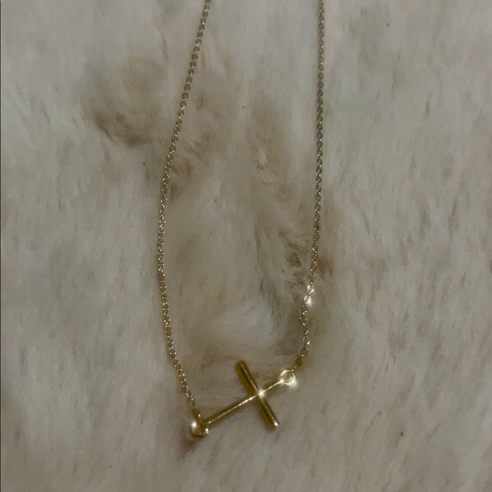 4 layers of 18K gold necklace